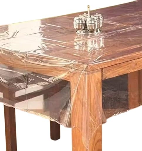 4 Seater Self Design Table Cover Silver Table Cover_035_Transparent-picture-13