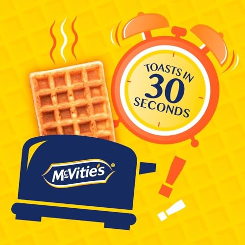 McVitie's Toasting Waffles, 8 x 28 g Waffles per Pack (...