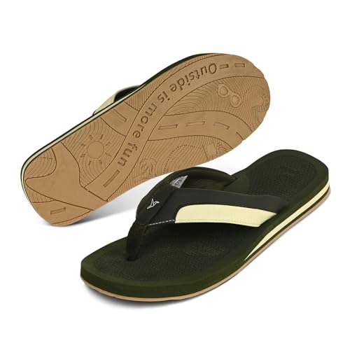 Image of YOHO ArchFlex orthopedic slippers for men | Arch support for pain relief | Soft, Anti-Skid, lightweight | comfortable padded straps flip flops for Everyday