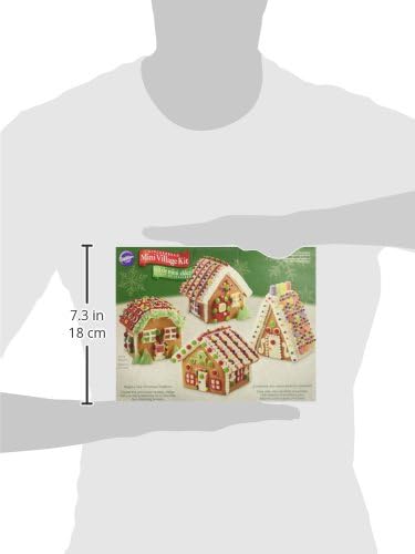 Wilton Build It Yourself Mini Village Gingerbread House Decorating Kit