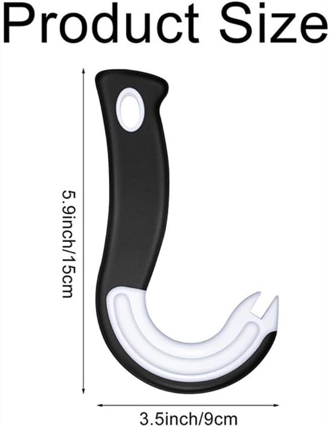 Can Opener Ergonomic Hook Can Opener - Effortless Manual Handheld Tool for Kitchen