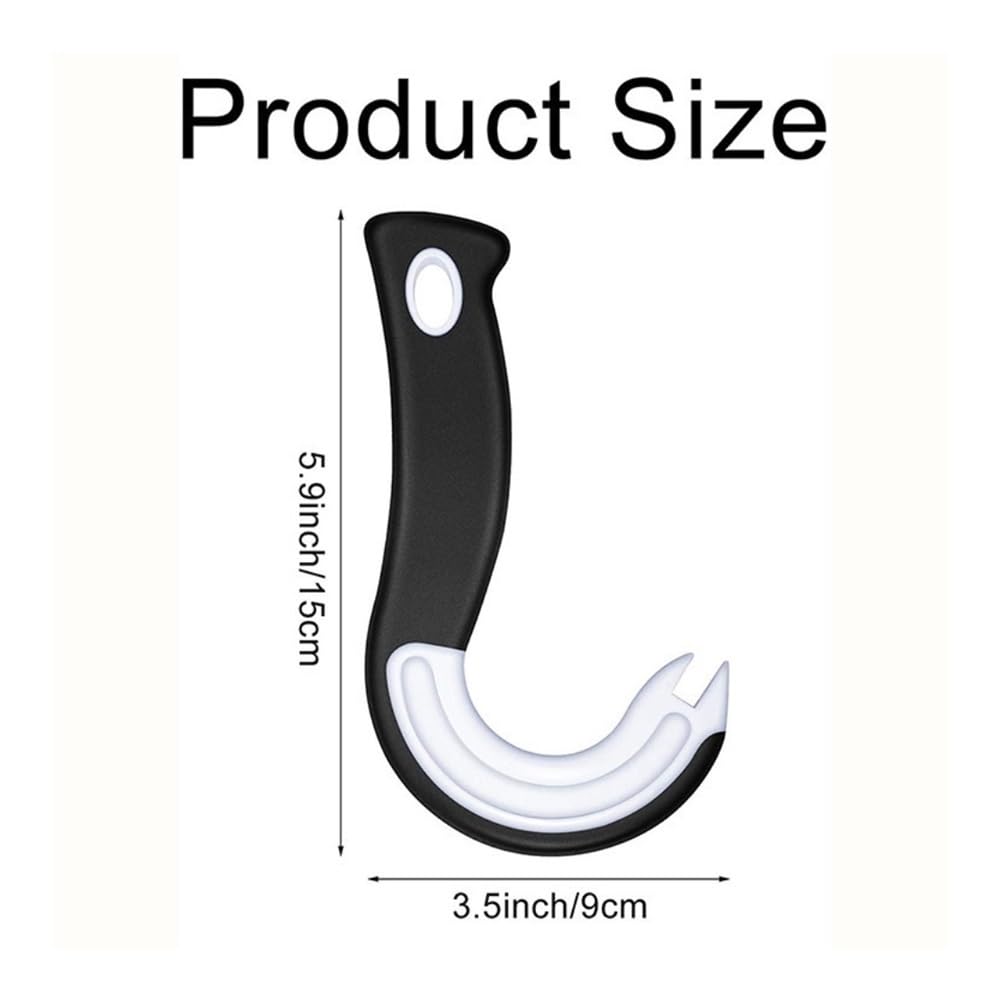Apriscatole manuale ergonomico, strumento da cucina portatile senza sforzo per una facile apertura, ideale per anziani e artrite, impugnatura durevole e confortevole