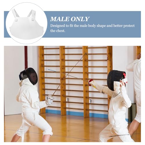 BESPORTBLE Youth Fencing Chest Guard - Lightweight PVC Chest Protector for Boys - Comfortable and Fencing Gear for Safe Practice - 14.17 X 8.26 X 0.11 Inches by BESPORTBLE - Image 9