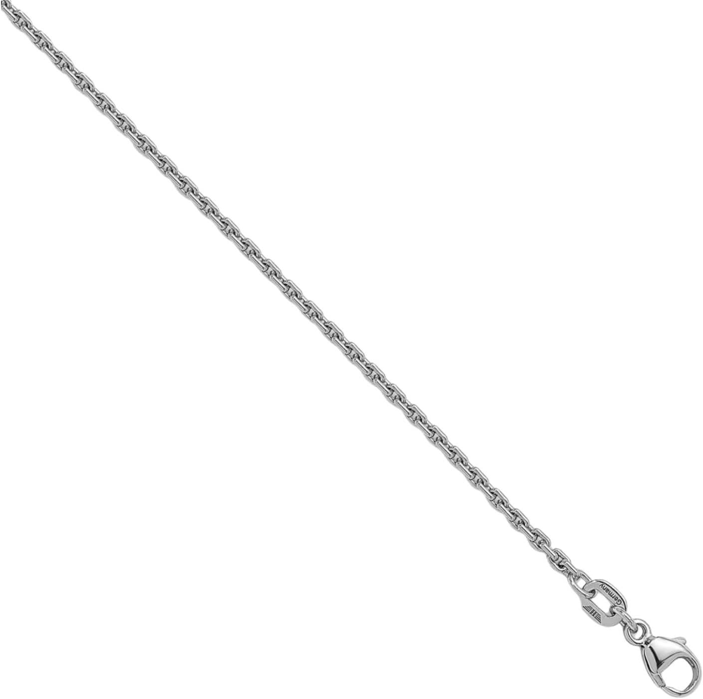 IceCarats 925 Sterling Silver 1.8mm Thin Link Cable Chain Necklace Polished