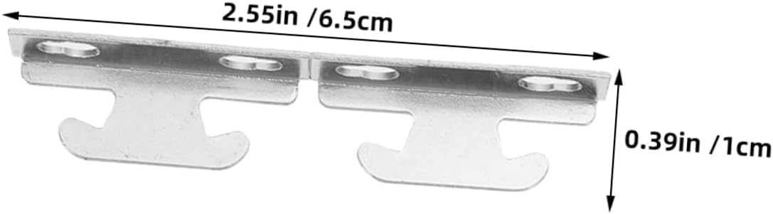 IMIKEYA 1 Set Curtain Rod Support Brackets Versatile Metal Holders for Multi Functional Wall Mounting Homes and Offices for Various Window Treatments