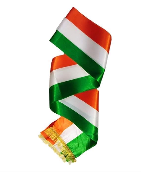ARYANSH SHOPPE Tricolor Unisex Scraf/Republic Day/Independence Day/Trianga Scarf/Stole For Girls And Boys (PACK OF 1)-image-22