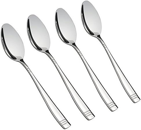 Obstnny Stainless Steel Dessert Spoon, 6.5-Inch, Set of 12