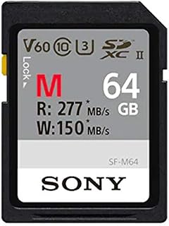 Sony M Series SDXC UHS-II Card 64GB, V60, CL10, U3, Max R277MB/S, W150MB/S