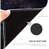Cosmic Wonder Crescent Moon and Galaxy Mouse Pad - A Celestial Journey for Your Desktop, Stitched Edges Non-Slip Rubber Base Mouse Pads for Computers Laptop