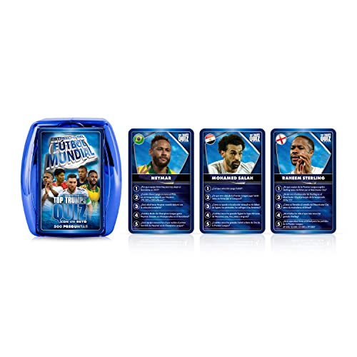 Top Trumps Quiz Jugadores De Fútbol - Juegos Infantiles: Trivia para 2+ Jugadores Desde 8 Años - ¡Adivina Preguntas sobre Tus Futbolistas Favoritos Y GANA! Ideal para Tu Colección De Fan. - imagen 4