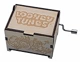 TheLaser'sEdge Looney Tunes Mini Music Box with “Merrily We Roll Along” song, Gifts for Women, Birthday, Christmas (Standard)