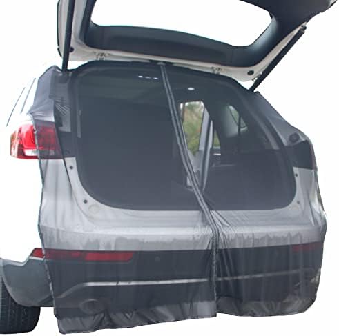 Car Tailgate Mesh Screen for SUV Van, Breathable Magnetic Car Screen for Tail Gate Hatch Camping Gear Accessories