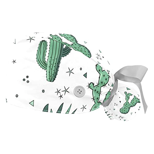 Casquettes de travail respirantes cactus JDEZ pour se protéger en cuisine et laboratoire