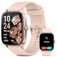 Smart Watches for Men Women, with Bluetooth Calling, 1.85" Screen DIY Dial Smartwatch for Android iPhone. 100+ Sports Modes, Heart Rate Sleep Monitor, AI Built-in Fitness Tracker, IP68 Waterproof
