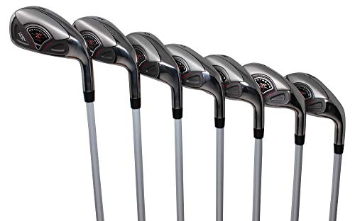 Extreme X7 High MOI Complete 7-Piece Men's Iron Set (4-PW) Right Handed Regular R Flex Graphite Shafts