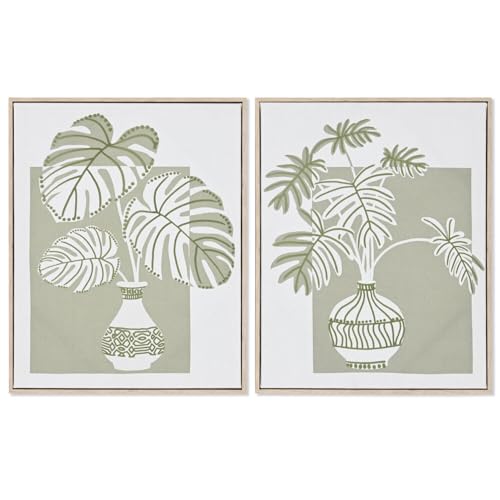 Tableau plante 3D decoration murale moderne salon chambre - 2