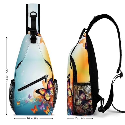 Mochila tipo bandolera deportiva para senderismo y uso casual miniatura 2