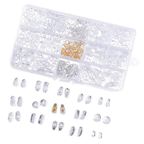 SUPVOX Protetor nasal para óculos de PVC, conjunto de almofadas de nariz de reparo para óculos de so