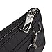 Travelon unisex-adult Anti-Theft Boho Clutch Crossbody, Black, One Size