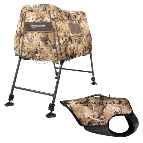 Momarsh Invisi Lab Dog Blind & Versa Vest Bundle