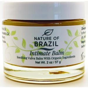 Vulva Balm – Intimate Skin Moisturizer for Dryness, Itching & Menopause Relief – Hormone Free, 100% Natural & Organic Ingredients – 2 oz