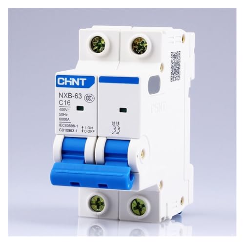 Disyuntor monofásico protector de sobrecarga DZ47 2P interruptor magnetotérmico AC 2