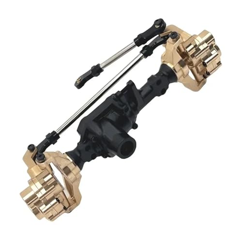 RC�h���t�g�J�[�p�[�c For Wltoys For 104006 104010 104020 104026 1/10 �t�����g���A�^�J�|�[�^���A�N�X���M�A�n�E�W���O RC �J�[�A�b�v�O���[�h�p�[�c�A�N�Z�T���[(F-BK)