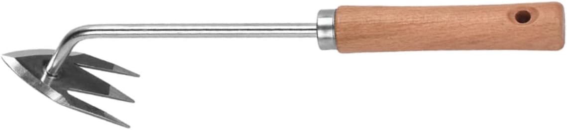 BESPORTBLE 5pcs Portable Multi-Function Weeder Tool Wooden Handle for Effortless Lawn Care and Garden Maintenance Lightweight Manual Puller for Root Removal and Weeding