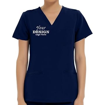 medical scrubs with embroidery