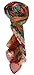 LibbySue-Floral & Graphic #2 Print Silk Blend, Oblong Scarf