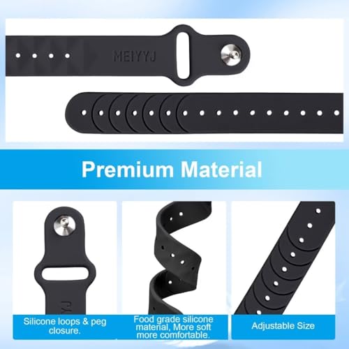 MEIYYJ Morning Sickness Relief Wristbands Motion Sickness Bands for Adults Sea Sickness Wristbands for Cruise Travel Nausea Relief of Headaches, Insomnia, Anxiety and Queasinesss-Black
