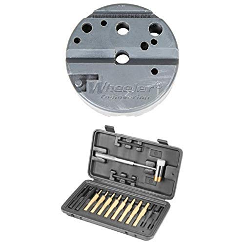 Wheeler Universal Bench Block with Non-Marring Construction Engineering Hammer