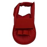 Fermeture par élastique et scratch au niveau de l'arrière du protège-pied, plus coussinet de confort au niveau de l'arrière du pied