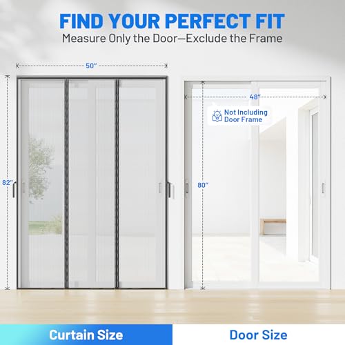 Heavy Duty Magnetic Screen Door Mesh, Door Net Screen with 100 Magnets - Image 6