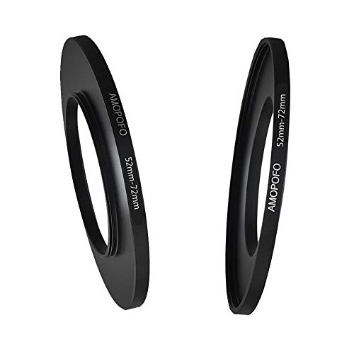 Image of 52mm to 72mm Camera Filter Ring /52mm to 72mm Step-Up Ring Filter Adapter for 72mm UV,ND,CPL,Metal Step Up Ring