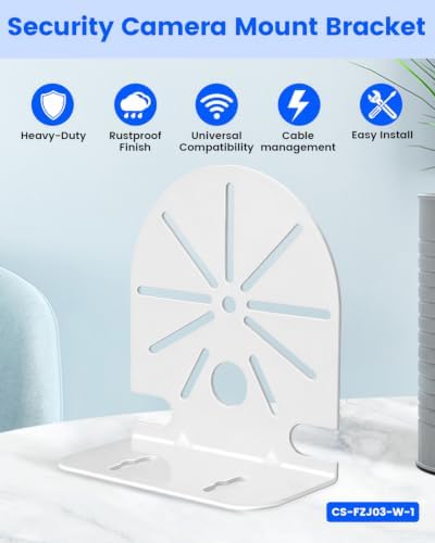 Universal Metal Security Camera Wall Mount Bracket for CCTV Cameras - 1