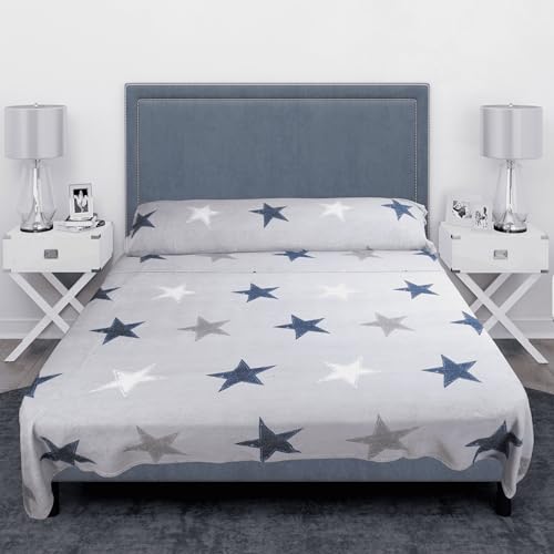 Juego de Sábanas Coralina Termica 3 Piezas para Cama de 135 - Sábanas para Invierno Polar Cama Matrimonio | Bajera Ajustable 135x190/200+30cm, Encimera de 210x260cm y una Funda Almohada 45x150cm