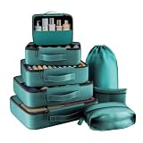 8 Set Packing Cubes for Travel,Luggage Organizers for Travel Accessories