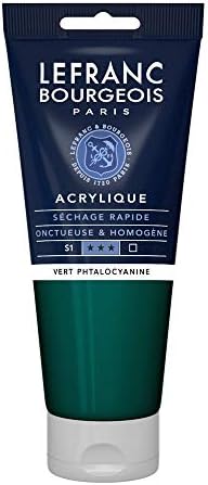 Lefranc Bourgeois 300341 fine Acrylic Paint, Highly pigmented, Good Coverage, Creamy homogeneous Texture, Age-Resistant, Non-Fading, Acrylic Paint Set - 12 Colours, Set of 20 ml Tubes