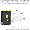 Tennis and Padel Ball Machine,Automatic Tennis Ball Launcher,Portable Tennis Ball Feeder Machine,With Remote Control, Adjustable Speed & Spin,High Capacity,Battery Operated
