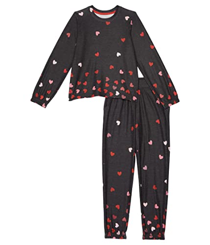 P.J. Salvage Girl's Kiss Me Goodnight Hearts Two-Piece Lounge Set (Little Kids/Big Kids)