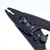 FTTH Fiber Optic Drop Cable Fiber Stripper CFS-2 Double Port Hole Optical Fiber Coating Plier With Stripping Guide Bar