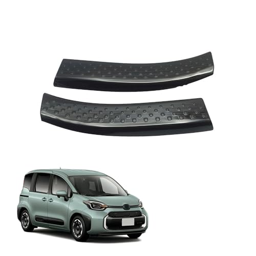 FOR新型 シエンタ10系 MXPC10G MXPL10G MXPL15(2022年8月〜現行)カスタムパーツ トランクガード 荷室保護プレート リアバンパー ステンレス素材 車種専用設計 傷防止 耐摩耗性 保護性 取り付け簡単 2点セット シエンタ アク