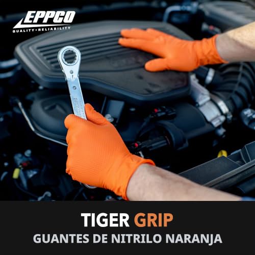 Guantes Kunzer Tiger Grip XL con agarre de textura diamantada para taller mecánico 2