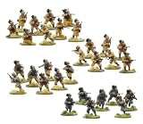 Warlord Games Włoski Bersaglieri, plastikowe miniatury w skali 28 mm do akcji śrub, bardzo szczegółowe miniatury z II wojny światowej do walki stołowej