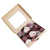 yuwqqoajv Aspecto Realista ecológico: Pared de Flores Artificiales para decoración de Bodas Decoración de Flores Artificiales fácil de Limpiar, Nueve