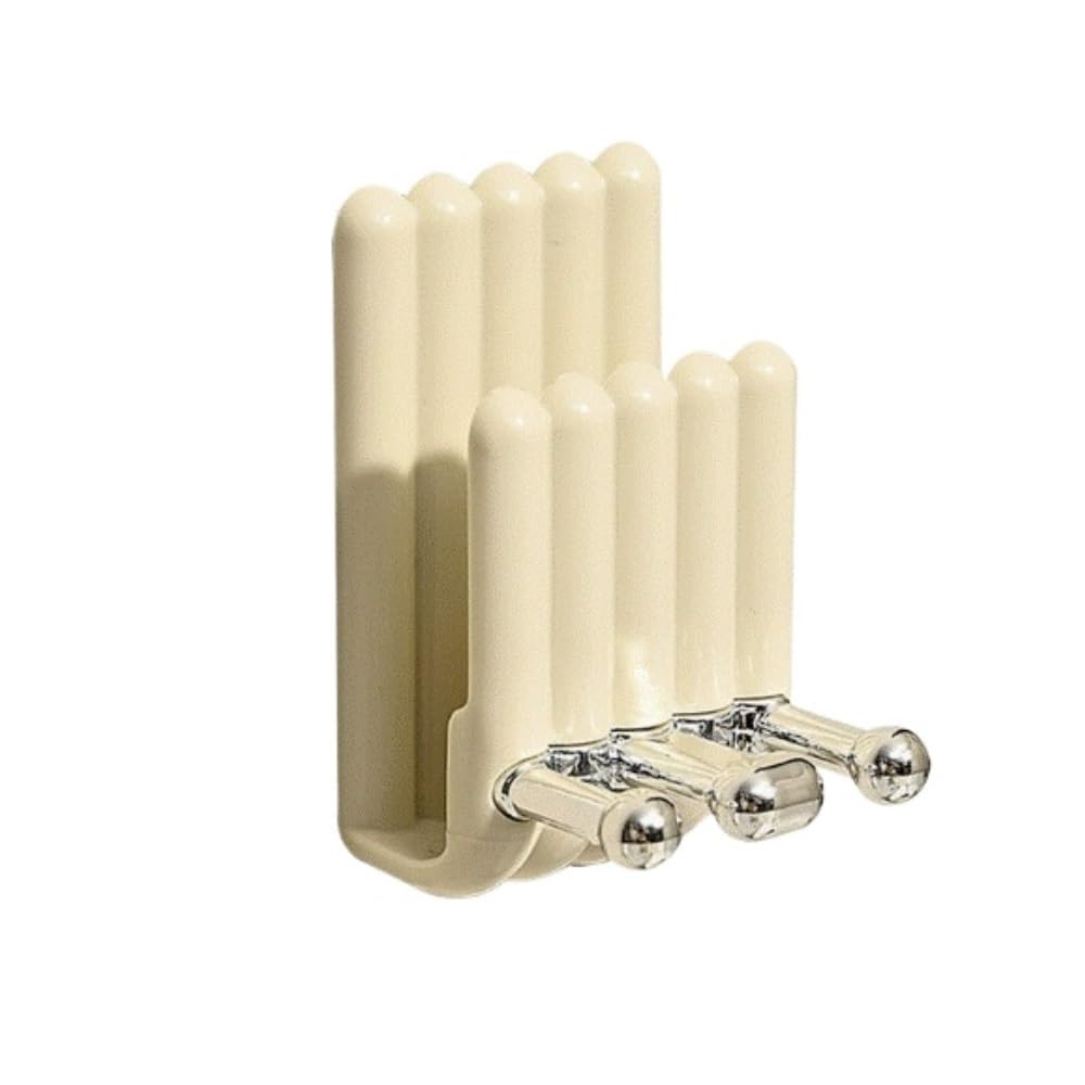 Uchwyt Na Szczoteczki Do Zębów Akcesoria Łazienka Uchwyty Na Szczoteczki Do Zębów I Kubki Pastę Nie Wymagają Wiercenia(2pcs)