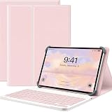 ORVANZA Funda para TABWEE T30 con teclado magnético desmontable, se adapta a tabletas de 9 a 11 pulgadas, piel sintética de alta calidad, carga tipo C