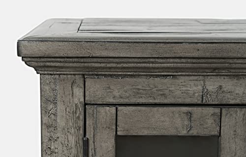 Jofran Rustic Shores Distressed Acacia Sideboard Cabinet Credenza, Six Door, Stone #TOP2
