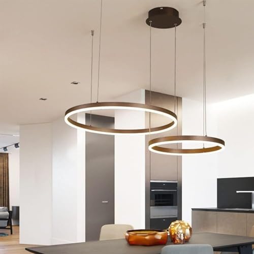 Lustre salon ZR98US suspendu et luminaire cuisine réglable en hauteur